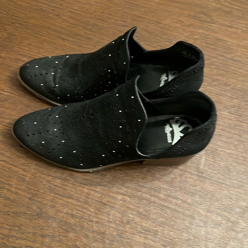Worn twice cute Fergalicious studded booties